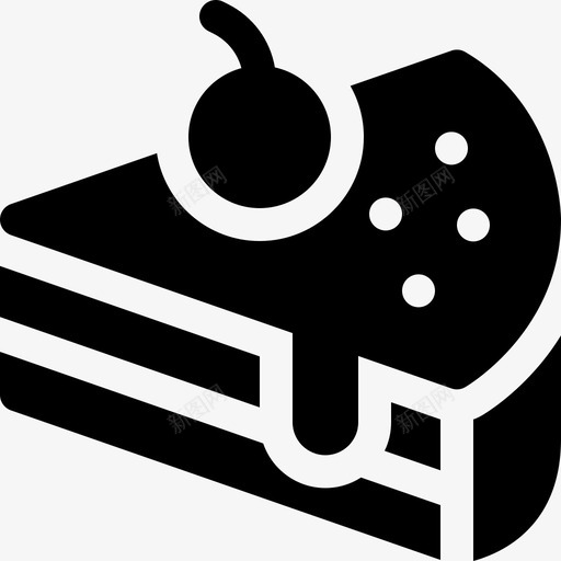 蛋糕野餐82填充svg_新图网 https://ixintu.com 蛋糕 野餐 填充