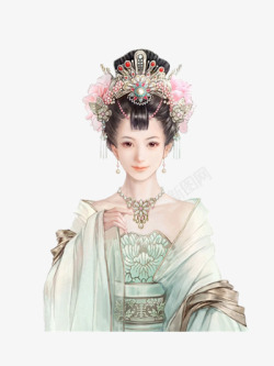古风美女唯美古典人物古风中国风素材