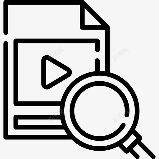 视频文件搜索42线性svg_新图网 https://ixintu.com 视频 文件 搜索 线性