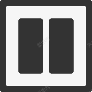 二分屏图标