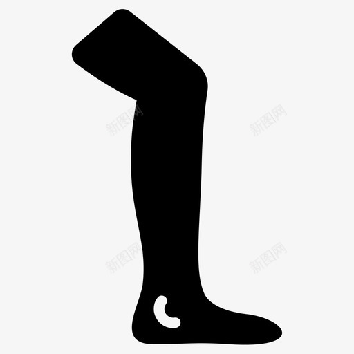 腿身体部位脚svg_新图网 https://ixintu.com 身体 部位 人体 解剖 膝盖