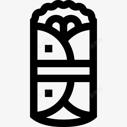 墨西哥玉米煎饼食品配送100线性svg_新图网 https://ixintu.com 墨西哥 玉米 煎饼 食品 配送 线性