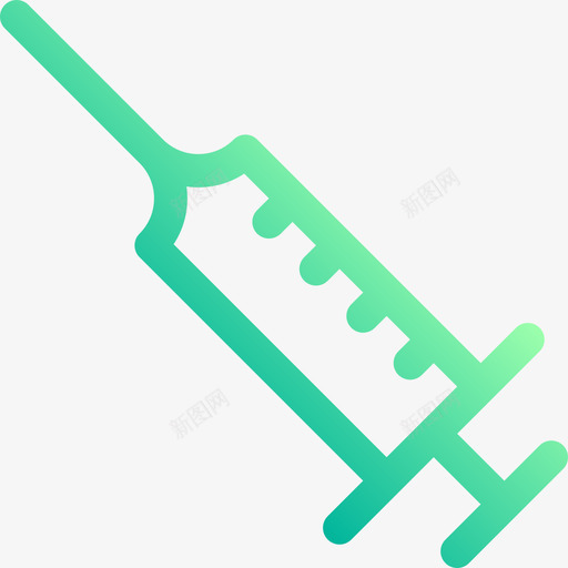 注射器医院97线性颜色svg_新图网 https://ixintu.com 注射器 医院 线性 颜色