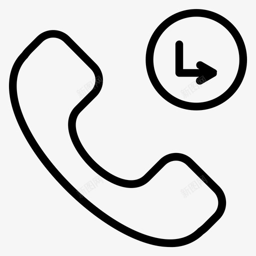 未接电话通信挂断svg_新图网 https://ixintu.com 电话 未接 通信 挂断 忽略 25个 通信线路 图标