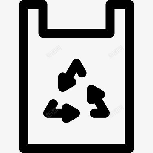 回收塑料袋世界环境日7线性svg_新图网 https://ixintu.com 回收 塑料袋 世界环境日 线性