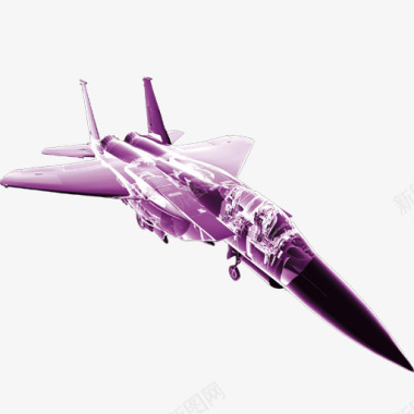 水晶风格战斗机图标飞机icon图标