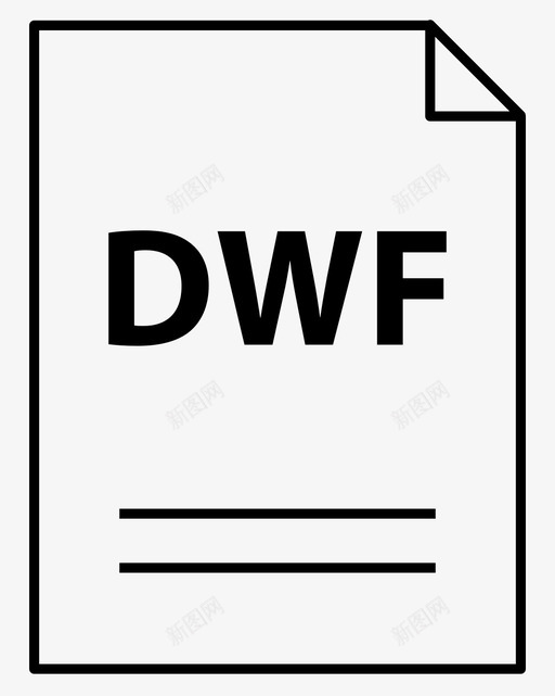 dwf文档扩展名svg_新图网 https://ixintu.com dwf 文档 扩展名 文件 格式 文件名 simple and clear