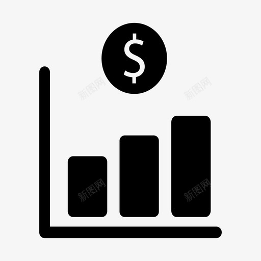 业务图条形图财务svg_新图网 https://ixintu.com 业务 条形图 财务 增长 统计