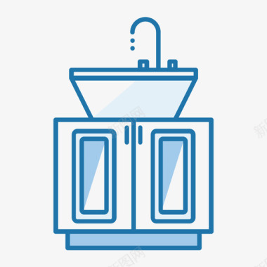 厕洗卫设备盥洗台2图标