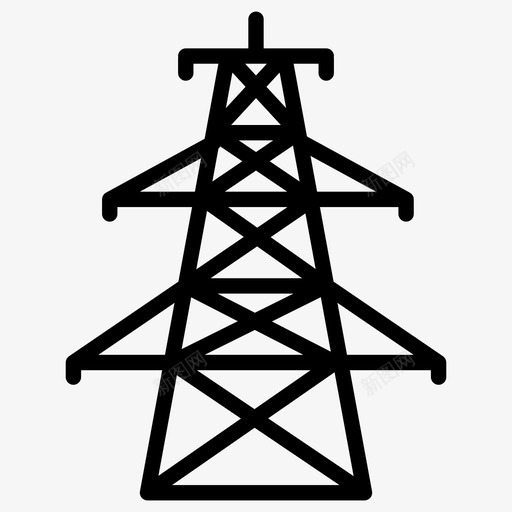 电力线电力第十二条svg_新图网 https://ixintu.com 电力线 电力 第十 第十二 二条