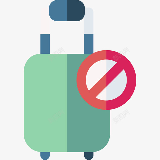 禁止旅行社交距离15平坦svg_新图网 https://ixintu.com 禁止 旅行 社交 距离 平坦