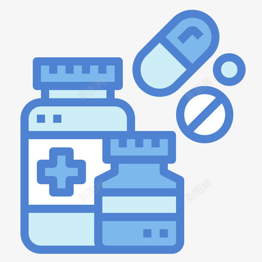 医药健康114蓝色svg_新图网 https://ixintu.com 医药 健康 蓝色