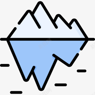 冰山生态测试任务2线性颜色图标
