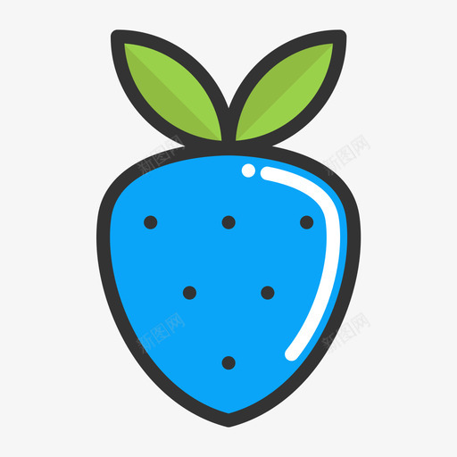 草莓Strawberrysvg_新图网 https://ixintu.com 草莓 Strawberry 水果 食物 蔬菜 器具 填充 线性 扁平 手绘 多色