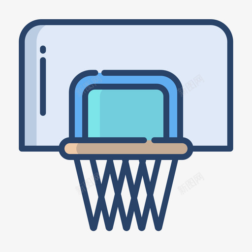 篮球玩具55线性颜色svg_新图网 https://ixintu.com 篮球 玩具 线性 颜色