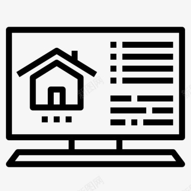 找房子网上房地产经纪人图标