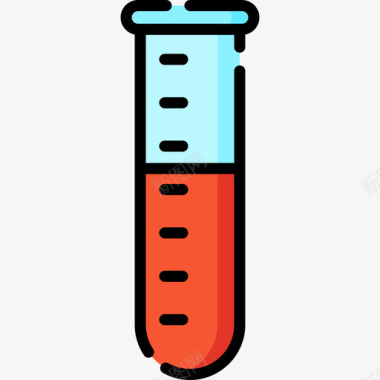 血样献血81线性颜色图标