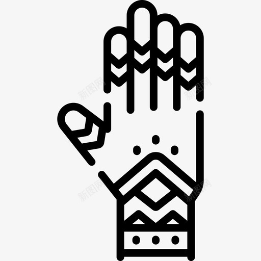 指甲花手绘印度80直纹svg_新图网 https://ixintu.com 指甲 手绘 印度 直纹