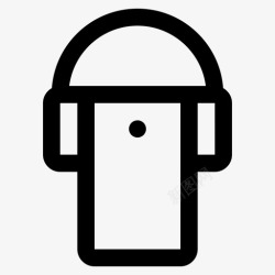 智能音乐手机智能手机音乐手机科技高清图片