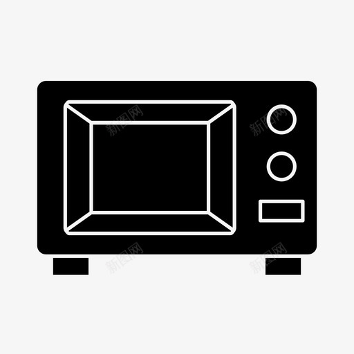 微波炉电器烹饪svg_新图网 https://ixintu.com 微波炉 电器 烹饪 电子 食品机械 ui mix