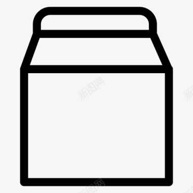 牛奶钙纸箱图标