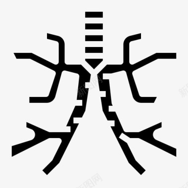 支气管图表人图标