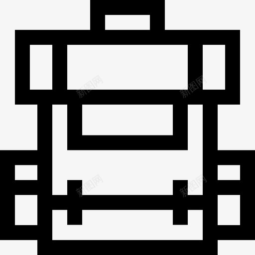 背包露营194直线型svg_新图网 https://ixintu.com 背包 露营 直线 线型