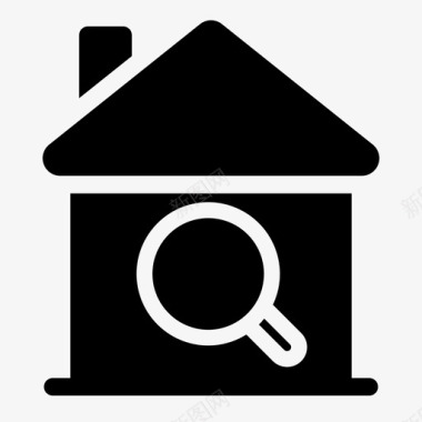 找房子房产房地产图标