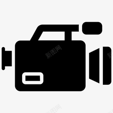 摄像机电影摄影电影摄影机图标