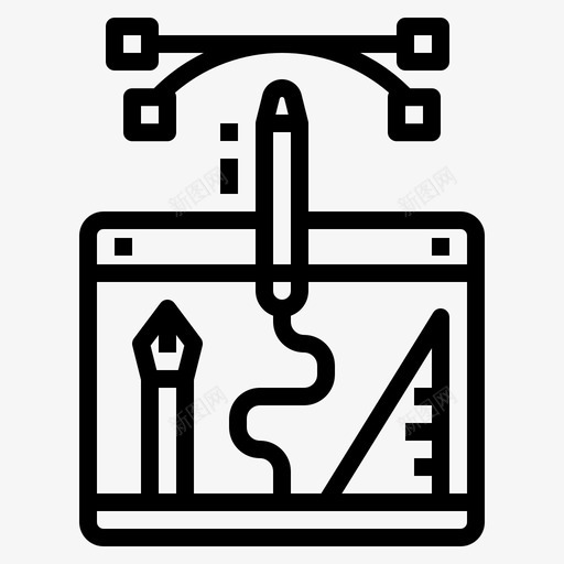 设计图形鼠标svg_新图网 https://ixintu.com 设计 图形 鼠标 油漆 铅笔 在线 商务