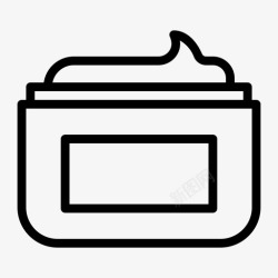 面霜icon保湿霜化妆品面霜高清图片