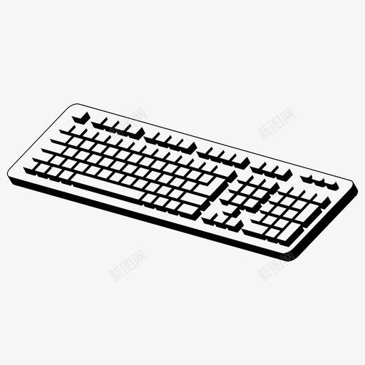 键盘命令计算机svg_新图网 https://ixintu.com 键盘 命令 计算机 数据 输入 设备 键入