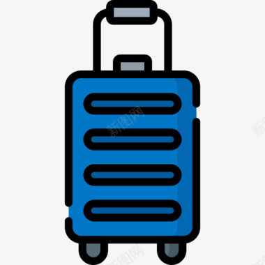 手提箱家庭用品29线性颜色图标