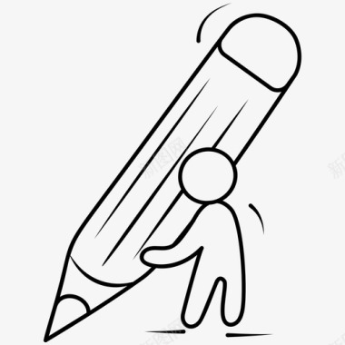 铅笔绘图笔编辑按钮图标