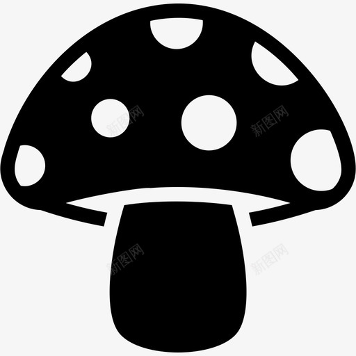 蘑菇真菌菌类svg_新图网 https://ixintu.com 蘑菇 真菌 菌类 香菇 食物 饮料 字形 矢量 矢量图 图标