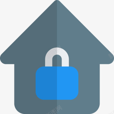 家庭安全web应用程序安全平面图标