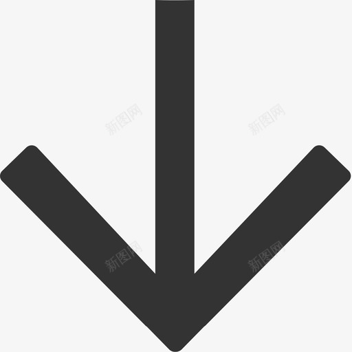线性箭头小号下svg_新图网 https://ixintu.com 线性 箭头 小号