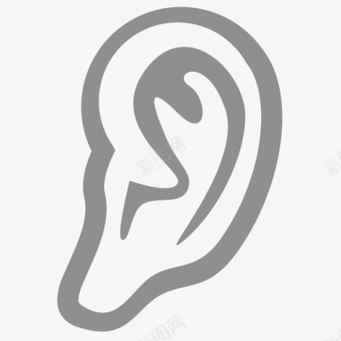 耳科外耳畸形图标