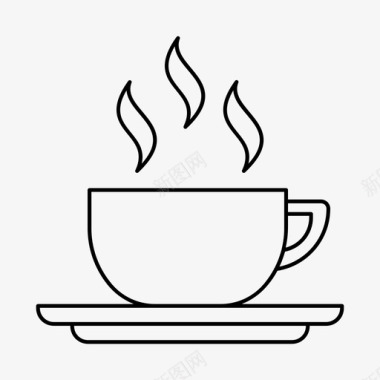 热茶圣诞节马克杯图标