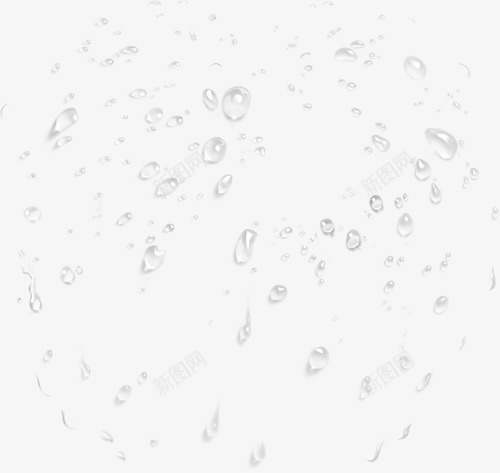 透明水滴水珠元素png免抠素材_新图网 https://ixintu.com 下雨效果 无缝底纹 清新底纹 清新雨点 透明水滴 雨滴底纹 大雨 暴雨 清新 白色 雨天 雨滴