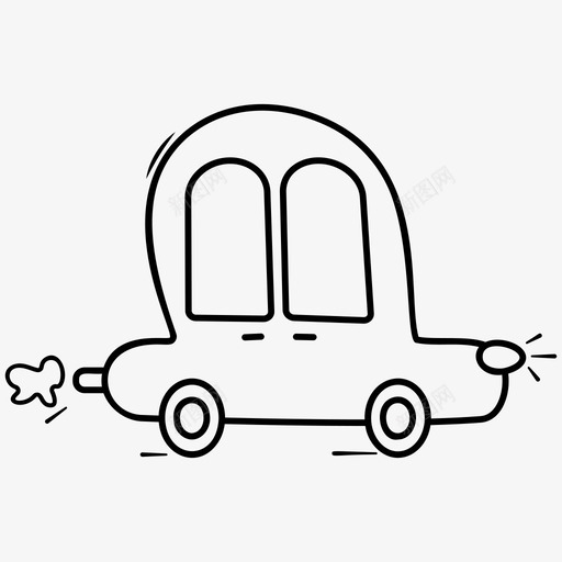 玩具车婴儿车迪基svg_新图网 https://ixintu.com 玩具车 婴儿车 迪基 手绘 儿童车 运输线 图标