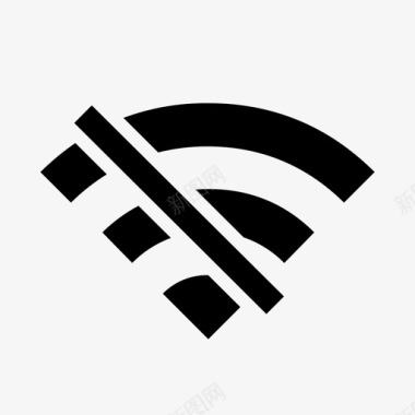 WiFi断网图标