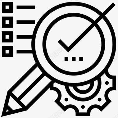 任务检查表管理图标