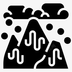 山景山峰水墨图片山雪风景山峰高清图片