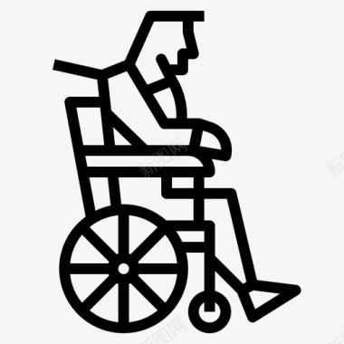 残疾死亡财务图标