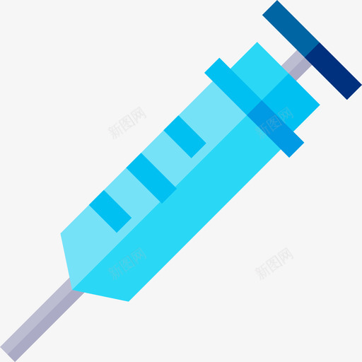 注射器106号医院扁平svg_新图网 https://ixintu.com 注射器 106号 医院 扁平