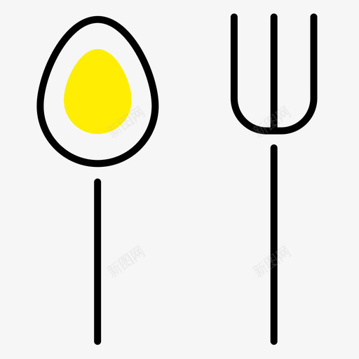 厨房厨具kitchen勺子叉子scoosvg_新图网 https://ixintu.com 厨房 厨具 kitchen 勺子 叉子 scoo