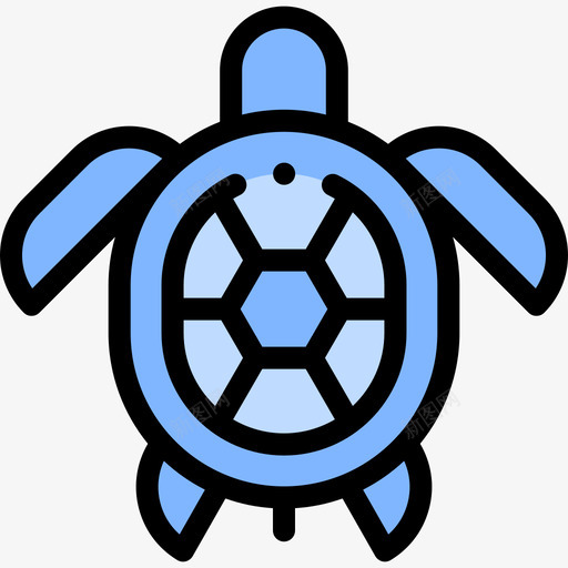 乌龟动物108线形颜色svg_新图网 https://ixintu.com 乌龟 动物 线形 颜色