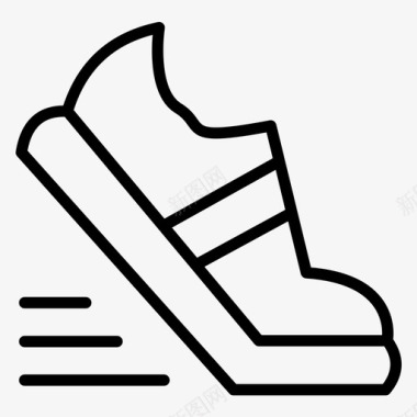 鞋活动马拉松图标