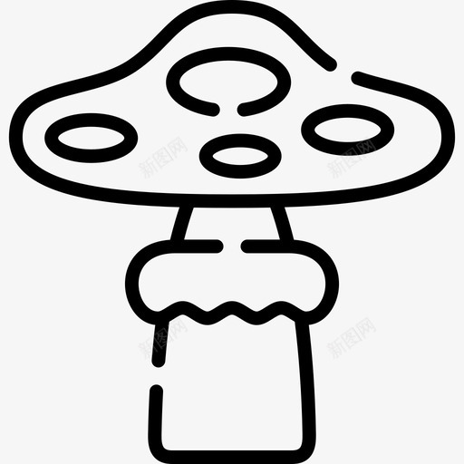 蘑菇自然162直系svg_新图网 https://ixintu.com 蘑菇 自然 直系